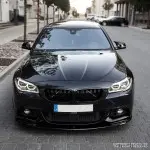 Performance Front bumper Lip for BMW F10 / F11 with M-Pack, glossy black