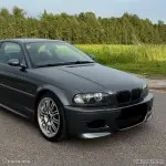 M3 style Front Bumper for BMW E46 sedan / touring / coupe (98-05), with smoked fog lights