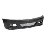 M3 style Front Bumper for BMW E46 sedan / touring / coupe (98-05), with clear fog lights