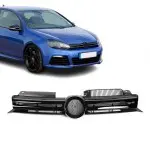 R20 style Front Grille for VW Golf MK6 (06-13), glossy black