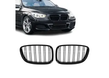 Performance kidney grille for BMW F07 (09-17), glossy black