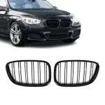 Performance kidney grille for BMW F07 (09-17), glossy black
