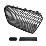 RS-style front grille for Audi A5 / S5 B8 (11-16), glossy black