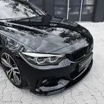 Performance V1 Front bumper Lip for BMW F32 / F33 / F36 (13-), glossy black