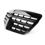 Front Grille for Mercedes-Benz W221 (09-13) with distronic cover, glossy black