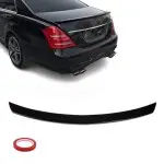 Trunk spoiler for Mercedes-Benz W221 (05-13), glossy black