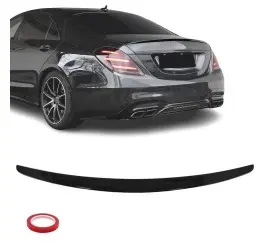 Trunk Spoiler for Mercedes-Benz W222 (13-20), glossy...