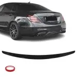 Trunk Spoiler for Mercedes-Benz W222 (13-20), glossy black