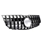 Front grille for Mercedes-Benz GLK X204 (08-12), glossy black