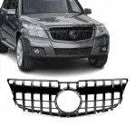 Front grille for Mercedes-Benz GLK X204 (08-12), glossy black