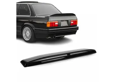 M-Tech 2 style trunk spoiler for BMW E30 (84-94), glossy black