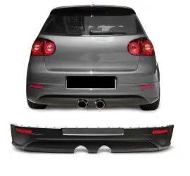 R32 style rear bumper diffuser for VW Golf MK5 (03-09)