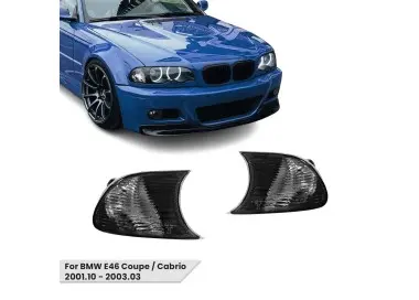 Front Turn Indicators for BMW E46 coupe / cabrio (2001.10-2003), smoked