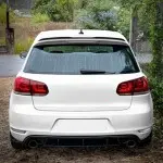 Universal Trunk Spoiler / Roof Spoiler, Glossy Black ABS