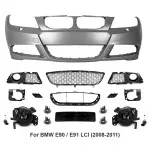 M-Pack Front Bumper for BMW E90 / E91 LCI (08-11), with smoked fog lights
