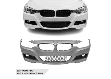 M-Pack Front Bumper for BMW F30 / F31, without PDC, with headlight washer holes