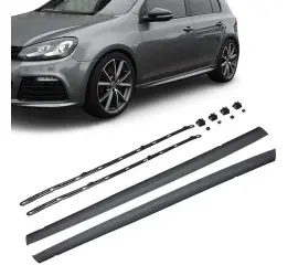 R20-style side skirts for VW Golf MK6 (08-13)