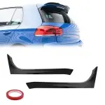 Rear Window Spoilers set for VW Golf MK6 GTI / GTD / R (08-13), glossy black