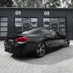 Performance rear bumper Diffuser for BMW F32 / F33 / F36 M-Pack, glossy black