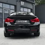 Performance rear bumper Diffuser for BMW F32 / F33 / F36 M-Pack, glossy black