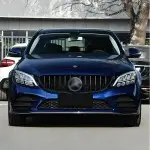 Panamericana GT-style Front Grille for Mercedes-Benz W205 / S205 / C205 (14-21), glossy black