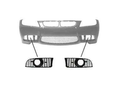 Fog light Grille / Covers set for BMW E90 / E91 / E92 / E93 with M3 style bumper