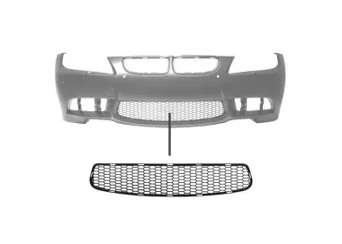 Central lower Grille for BMW E90 / E91 / E92 / E93 with M3 style bumper