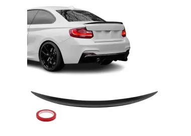 Performance trunk spoiler for BMW F22 / F23 / F87, glossy black