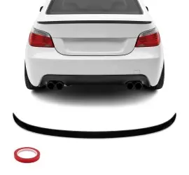 WR Trunk spoiler for BMW E60 (03-10), glossy black