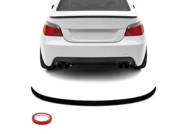 WR Trunk spoiler for BMW E60 (03-10), glossy black