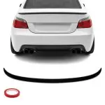 WR Trunk spoiler for BMW E60 (03-10), glossy black