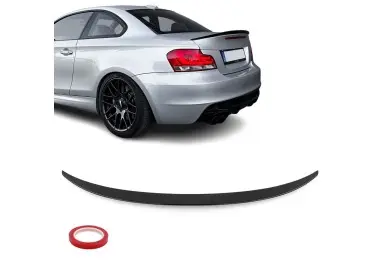 Performance Trunk Spoiler for BMW E82, glossy black