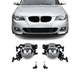 Fog lights M-Pack for BMW E60 / E61 (03-10), clear