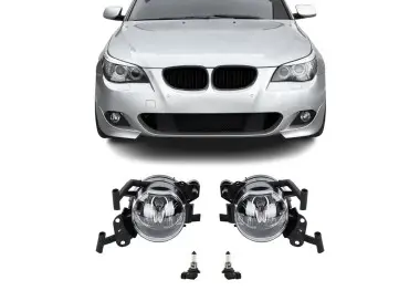 Fog lights M-Pack for BMW E60 / E61 (03-10), clear