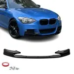 Performance Front bumper Lip spoiler for BMW F20 / F21 (11-15), glossy black