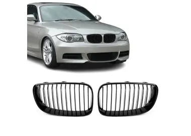 Kidney grille for BMW E81 / E82 / E87 / E88 (07-13), black