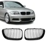 Kidney grille for BMW E81 / E82 / E87 / E88 (07-13), black