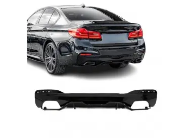 Performance rear bumper Diffuser for BMW G30 / G31, glossy black