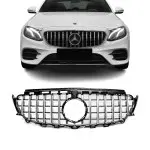 Front Grille for Mercedes W213 / S213 / C238 / A238, chrome + black