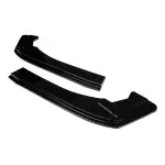 WR Rear Bumper Side Splitters - Flaps, set for BMW F30 / F31 with M Pack, glossy black