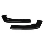 WR Rear Bumper Side Splitters - Flaps, set for BMW F30 / F31 with M Pack, glossy black