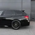 WR Rear Bumper Side Splitters - Flaps, set for BMW F30 / F31 with M Pack, glossy black
