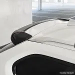 Roof Spoiler for BMW X1 E84, glossy black