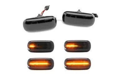 LED Sequential Side Indicators set for Audi A3 / A4 / A6, smoked