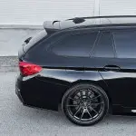 WR Rear Bumper Side Flaps - Splitters, set for BMW G30, G31 / F10, F11, glossy black