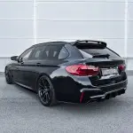 WR Rear Bumper Side Flaps - Splitters, set for BMW G30, G31 / F10, F11, glossy black