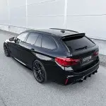 WR Rear Bumper Side Flaps - Splitters, set for BMW G30, G31 / F10, F11, glossy black