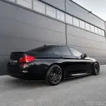 WR Rear Bumper Side Flaps - Splitters, set for BMW G30, G31 / F10, F11, glossy black