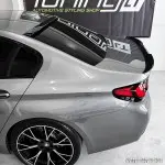 M4-style Trunk Spoiler for BMW G30 / F90, glossy black