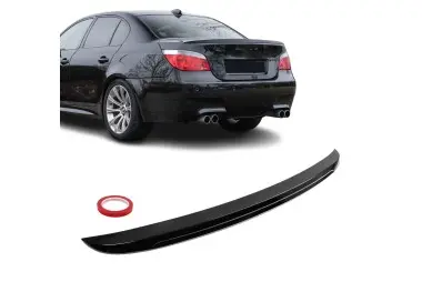 M5 style Trunk Spoiler for BMW E60, glossy black